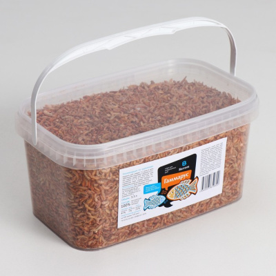 Гаммарус сухой, ведро 2л, 400 г.